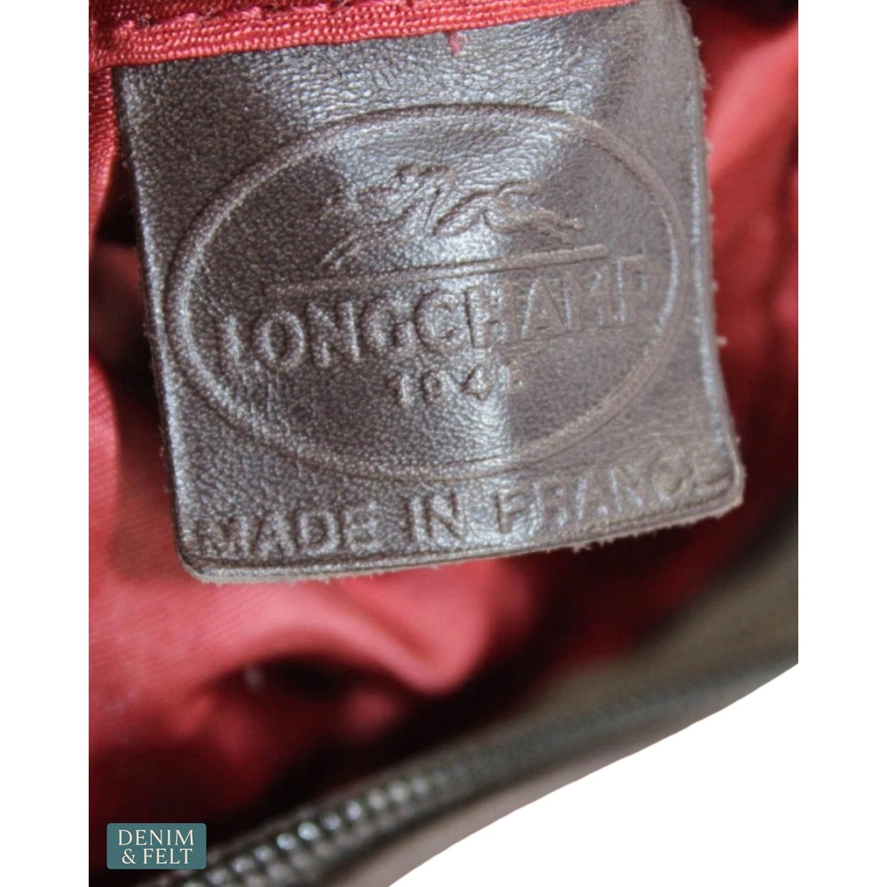 Longchamp Rare Red Python Print Large Tote Bag Travel Weekender Shopper Purse - Picture 15 of 15